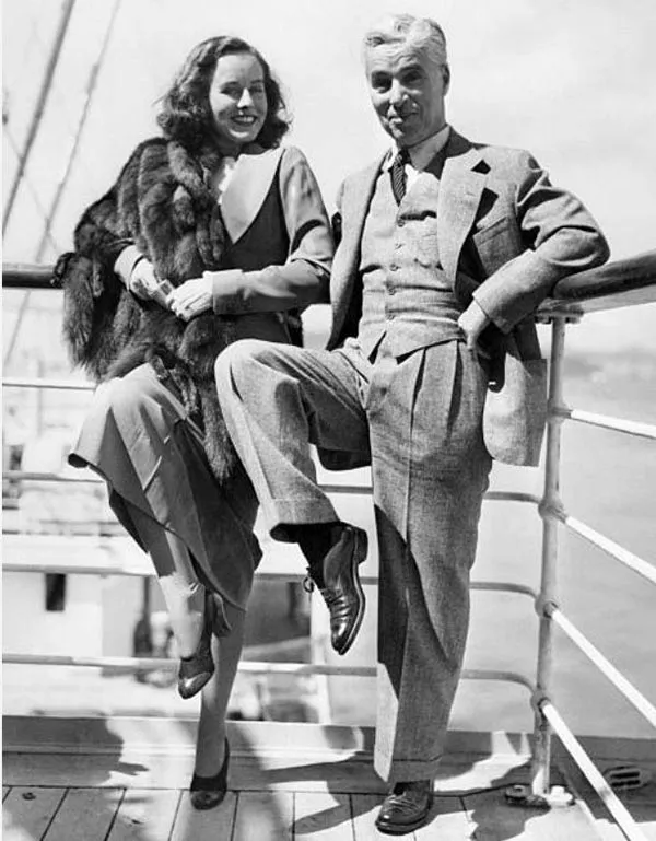 Чарли Чаплин и Полетт Годдар 3