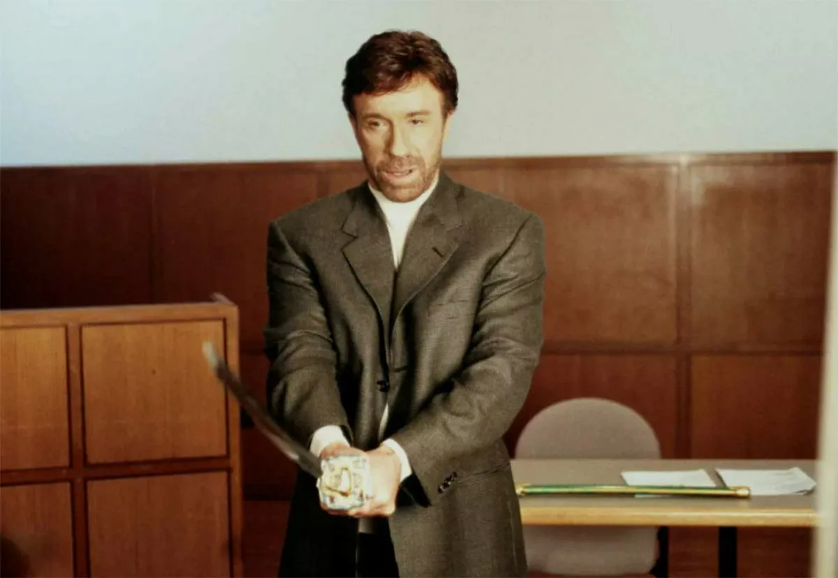 Чак Норрис в фильме Человек Президента