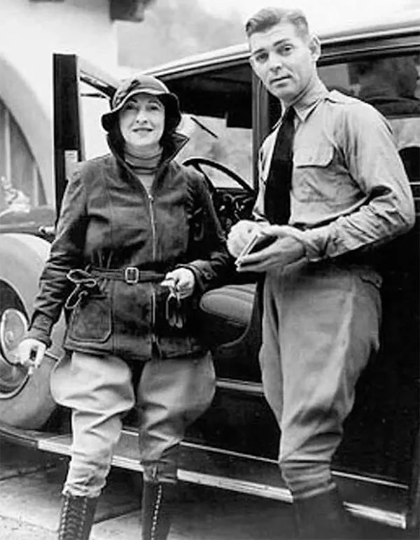 Кларк Гейбл и Рия Лэнгхэм