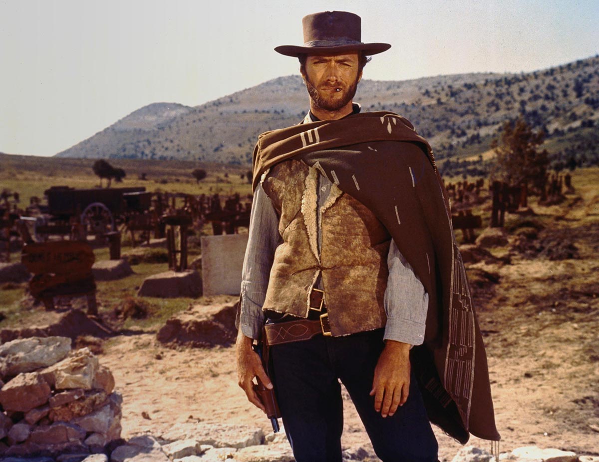 Клинт Иствуд в фильме Хороший, плохой, злой
