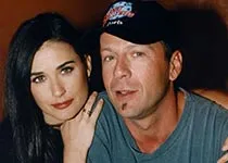 Деми Мур и Брюс Уиллис