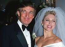 Дональд Трамп и Марла Мейплз