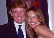 Дональд Трамп и Мелания Кнаусс
