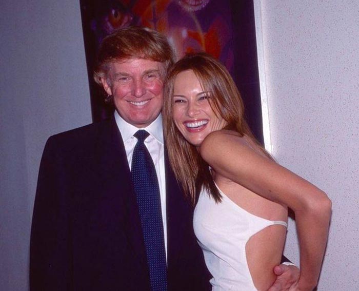 Дональд Трамп и Мелания Кнаусс