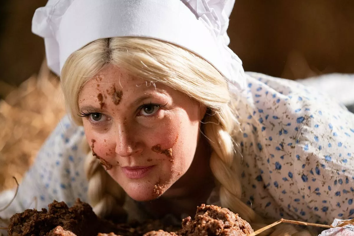 Дрю Бэрримор в фильме Дублёрша