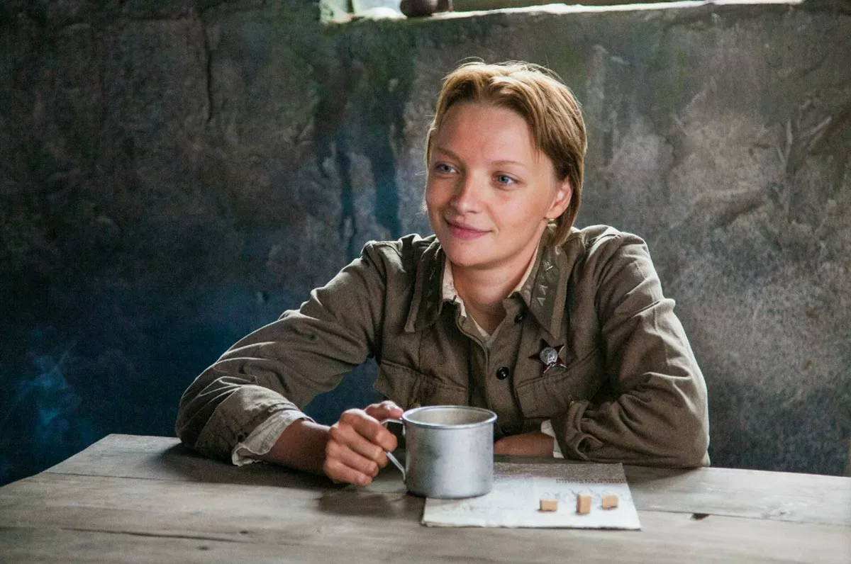 Екатерина Вилкова в сериале А зори здесь тихие... Екатерина Вилкова в сериале А зори здесь тихие...