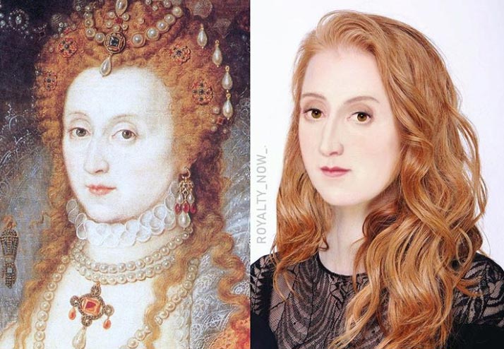 Королева Елизавета I тогда и сейчас Королева Елизавета I тогда и сейчас