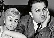 Федерико Феллини и Джульетта Мазина