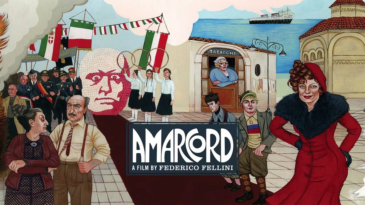 Постер фильма Федерико Феллини Амаркорд