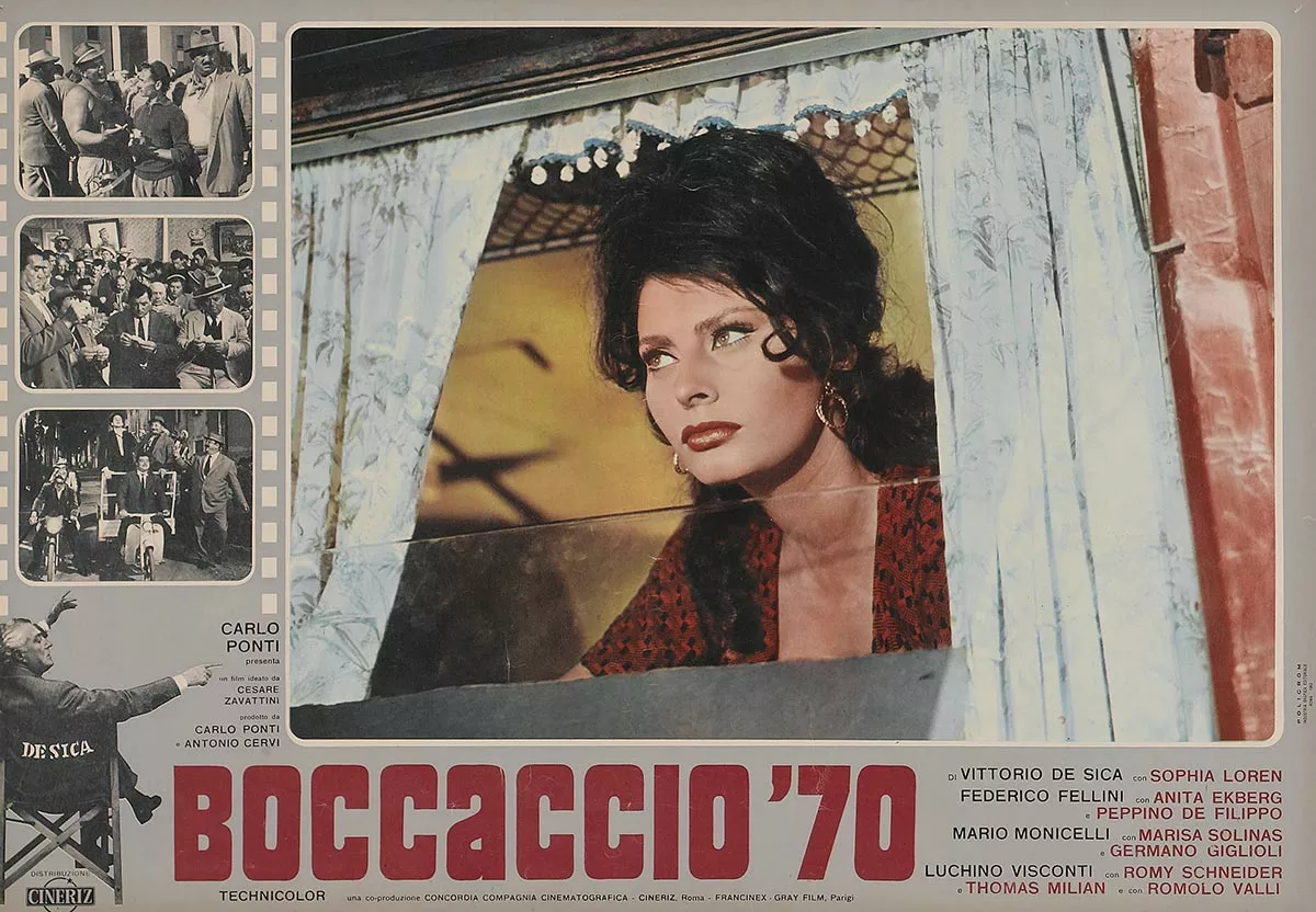 Постер фильма Федерико Феллини Боккаччо-70