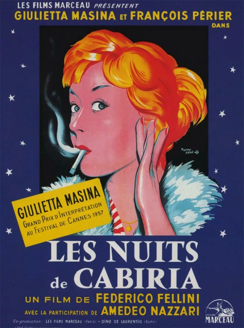 Постер фильма Федерико Феллини Ночи Кабирии