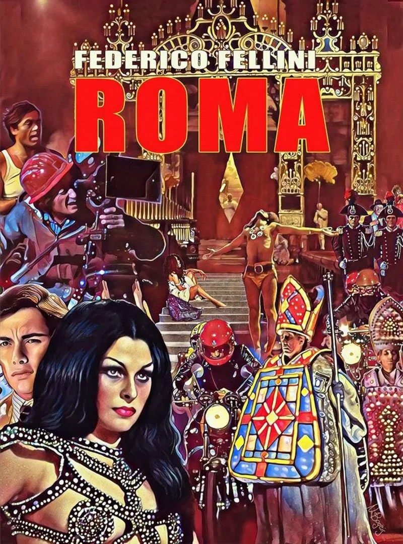 Постер фильма Федерико Феллини Рим