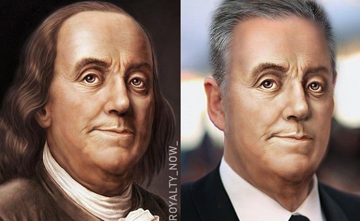 Бенджамин Франклин тогда и сейчас Бенджамин Франклин тогда и сейчас