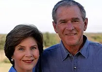 Джордж Буш-младший и Лора Буш