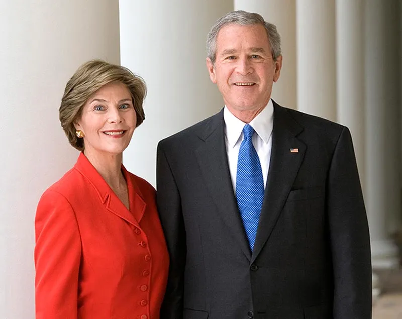 Джордж Буш-младший и Лора Буш 4