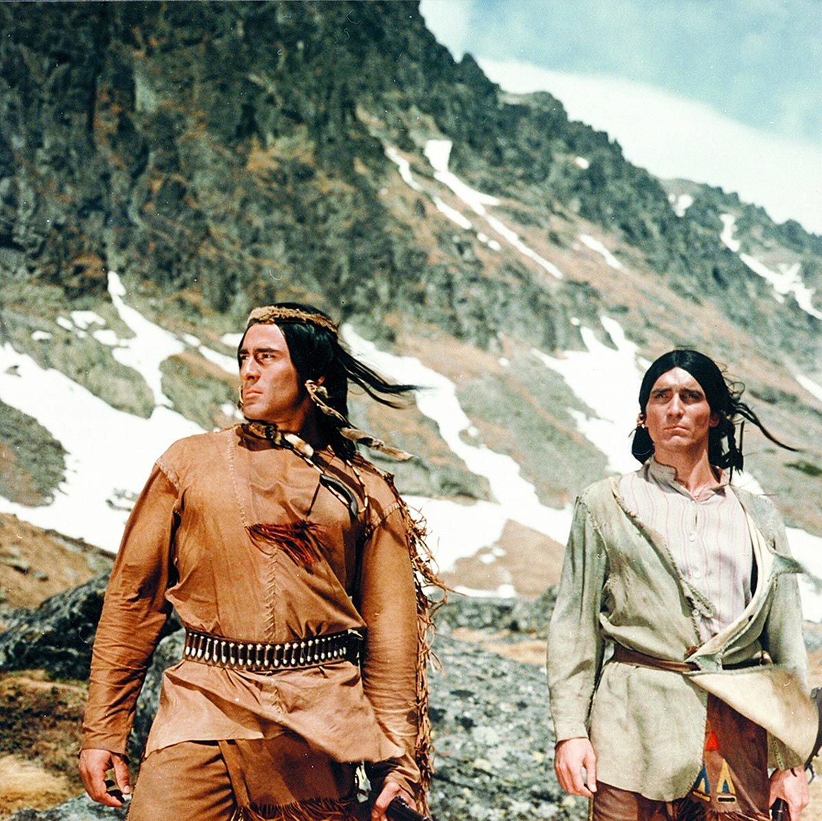 Гойко Митич в фильме Белые волки