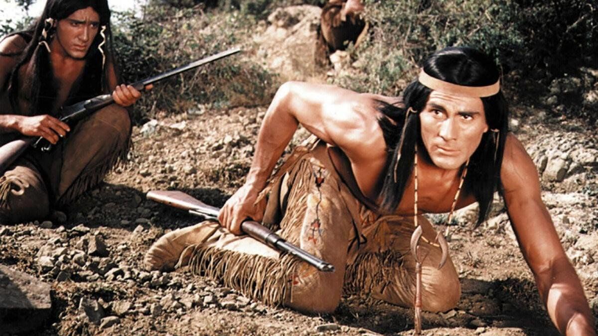 Гойко Митич в фильме След сокола