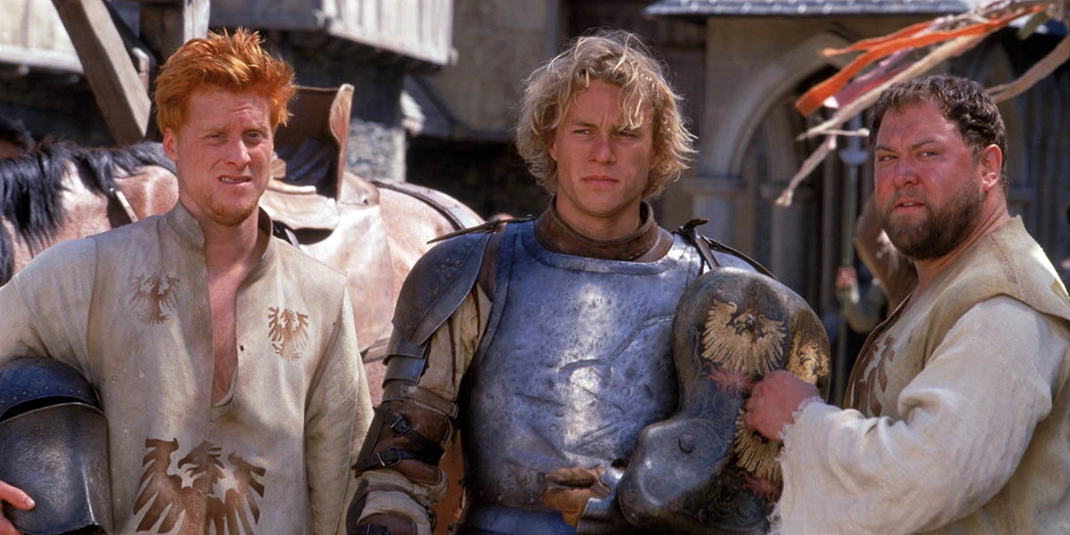 Хит Леджер в фильме История рыцаря Хит Леджер в фильме История рыцаря