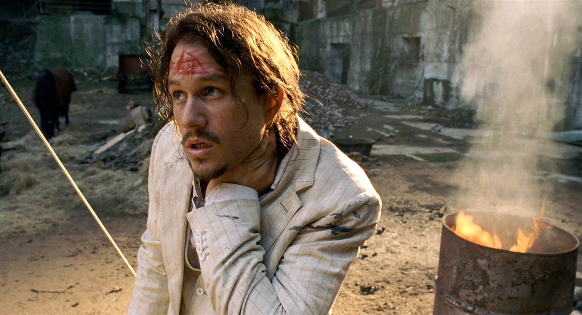 Хит Леджер в фильме Воображариум доктора Парнаса Хит Леджер в фильме Воображариум доктора Парнаса