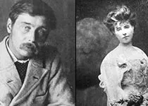 Герберт Уэллс и Элизабет фон Арним