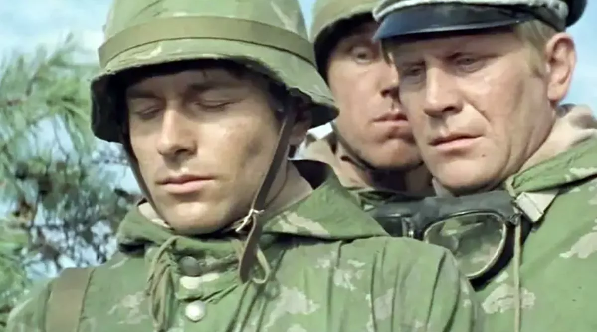 Игорь Ливанов в фильме «Мерседес» уходит от погони