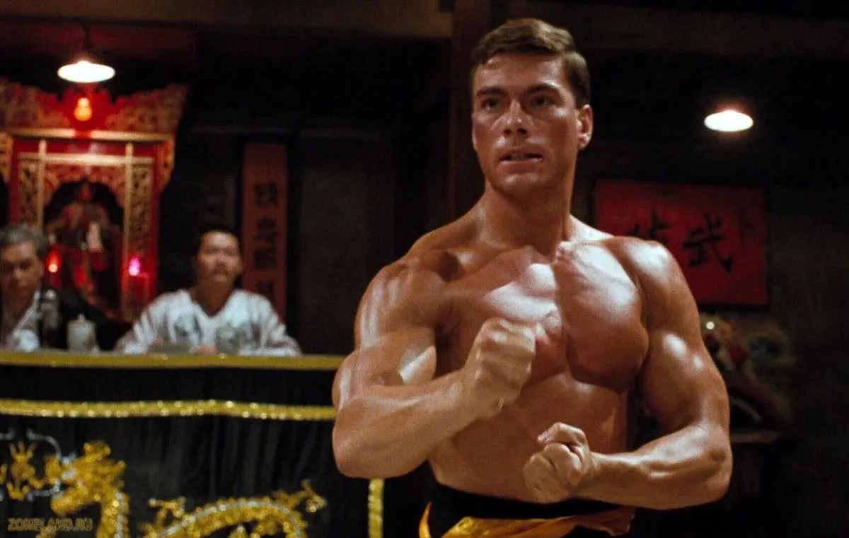 Жан-Клод Ван Дамм в фильме Кровавый спорт Жан-Клод Ван Дамм в фильме Кровавый спорт