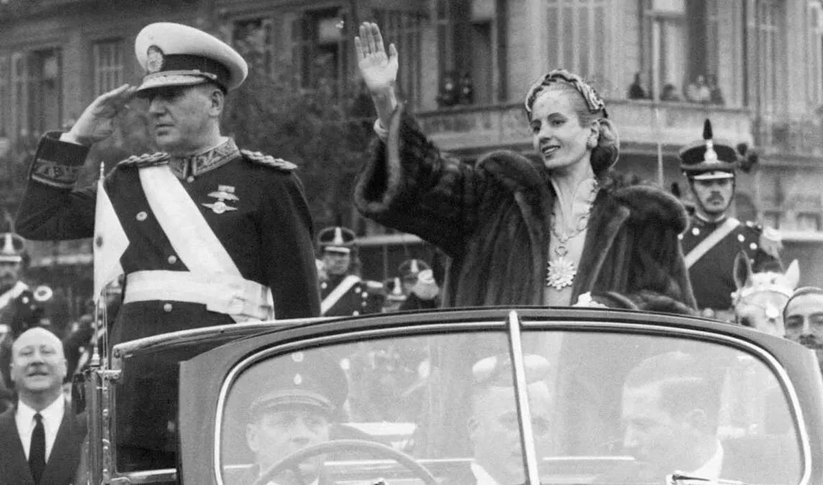 Хуан Перон и Эва Перон