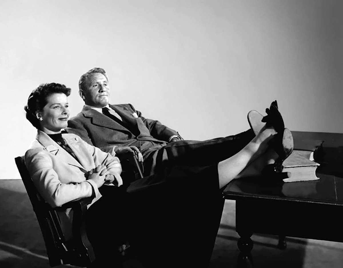 Кэтрин Хепбёрн в фильме Ребро Адама