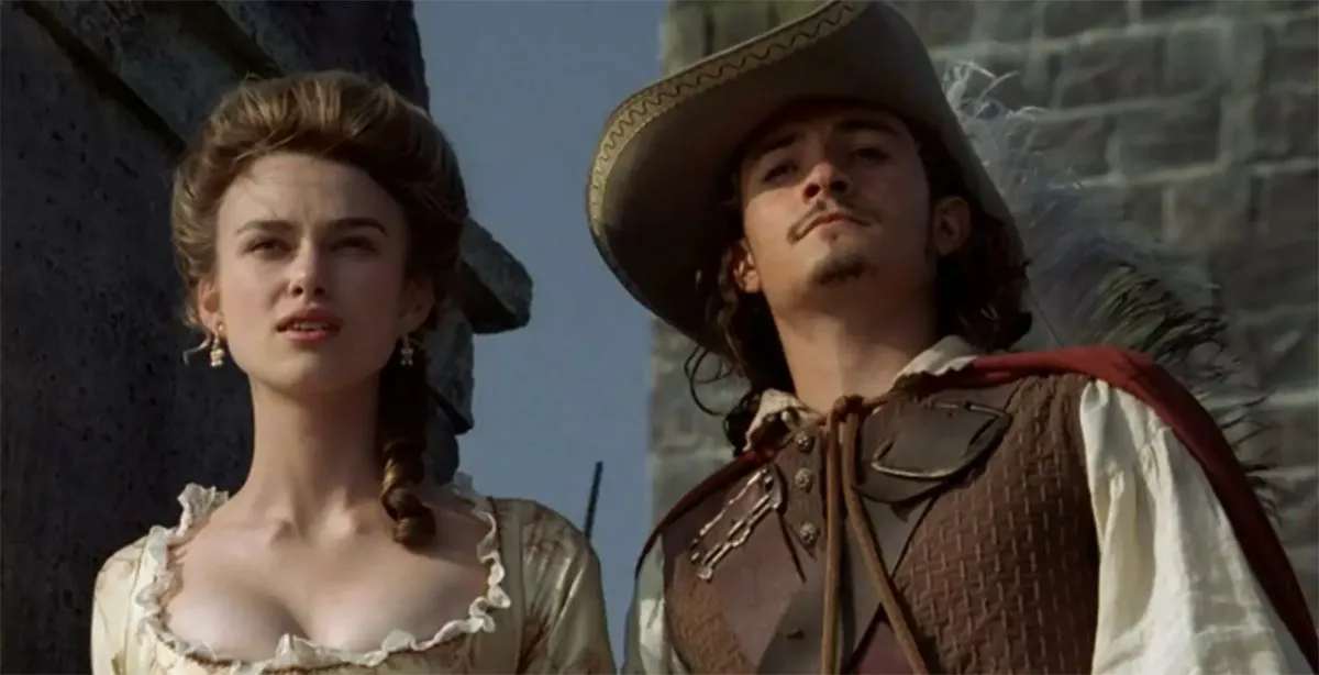 Кира Найтли в фильме Пираты Карибского моря