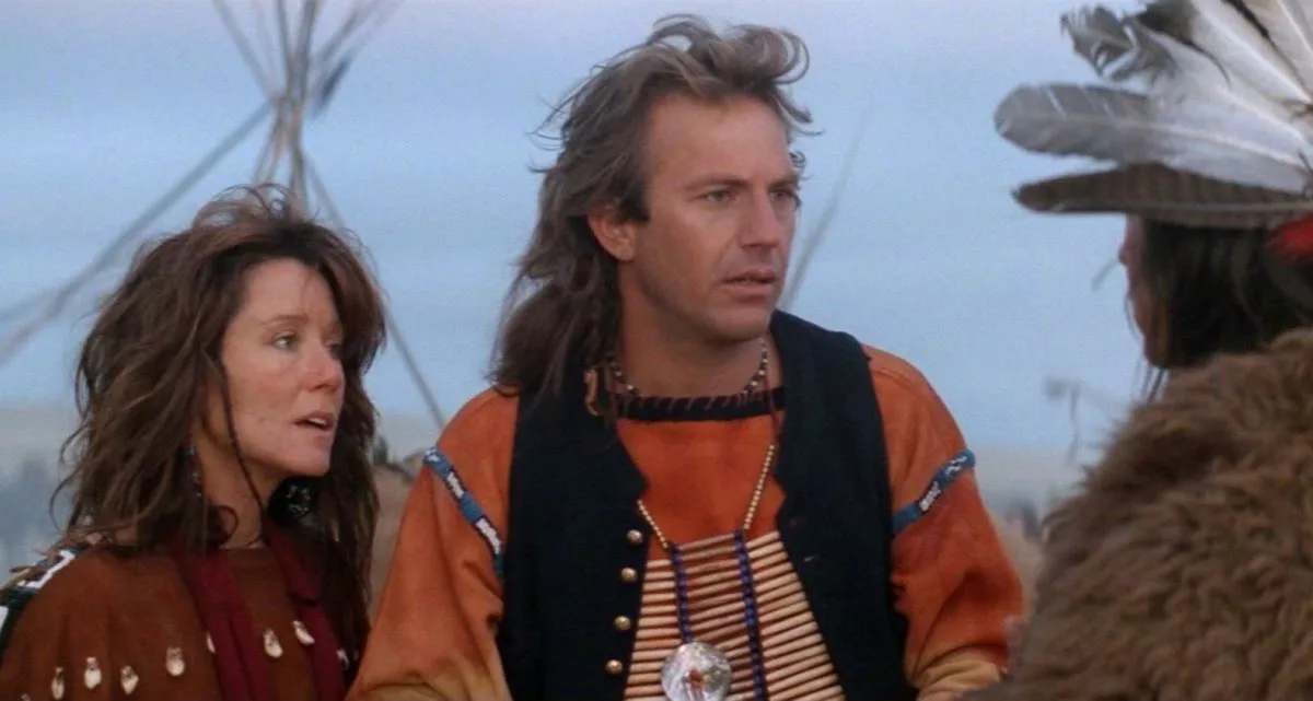 Кевин Костнер в фильме Танцующий с волками Кевин Костнер в фильме Танцующий с волками