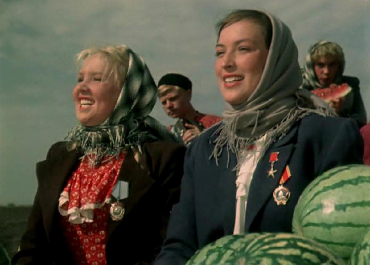 Клара Лучко в фильме Кубанские казаки 2