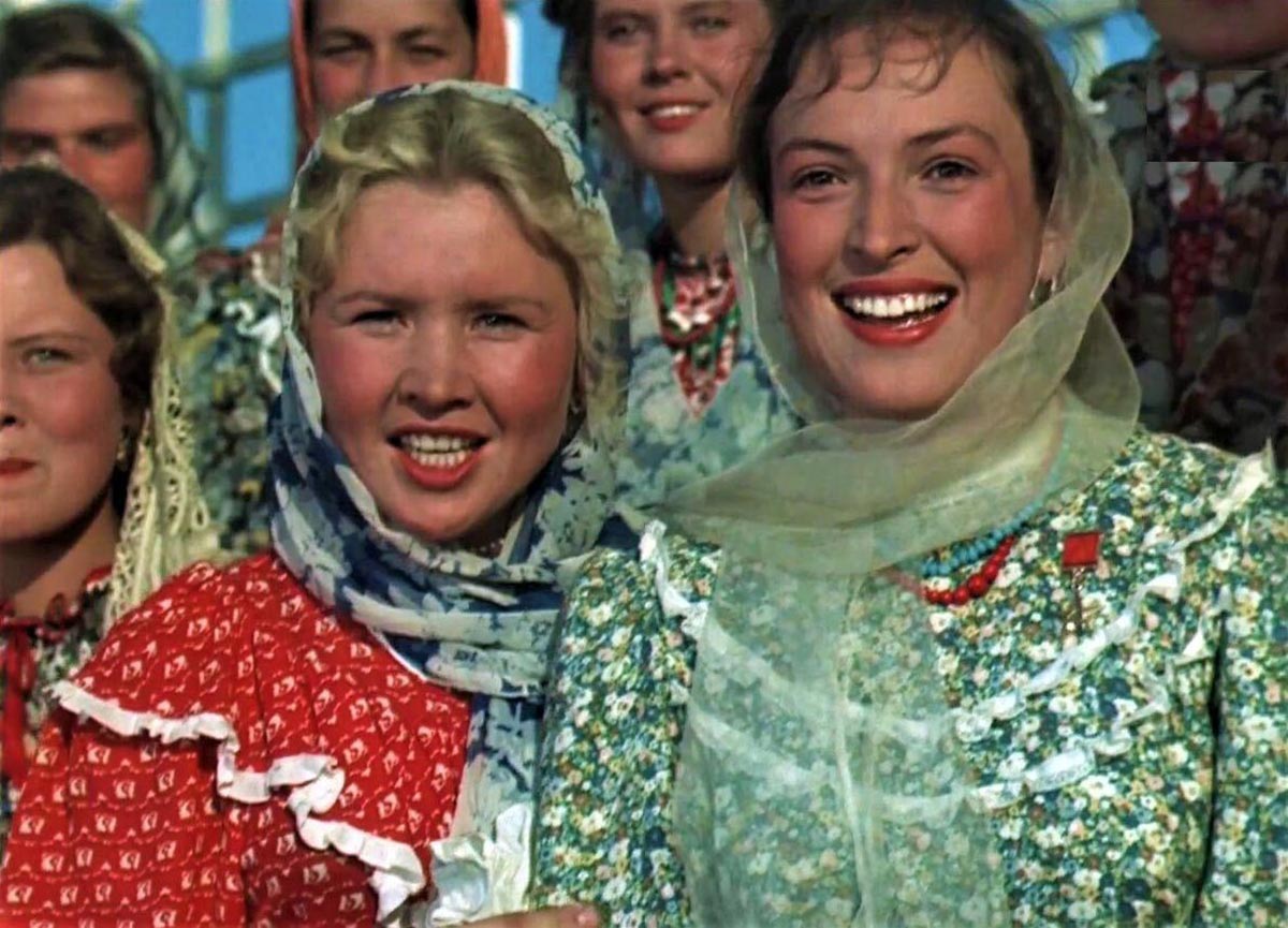 Клара Лучко в фильме Кубанские казаки 5