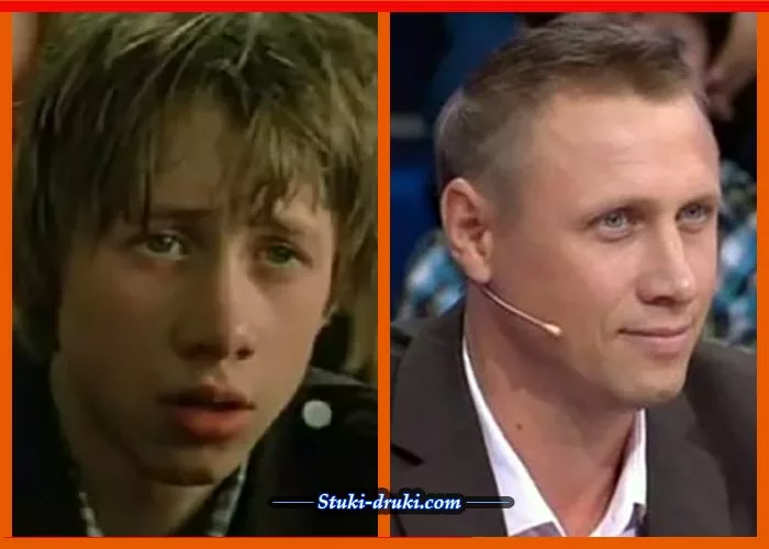 Константин Чеховской в детстве и сейчас