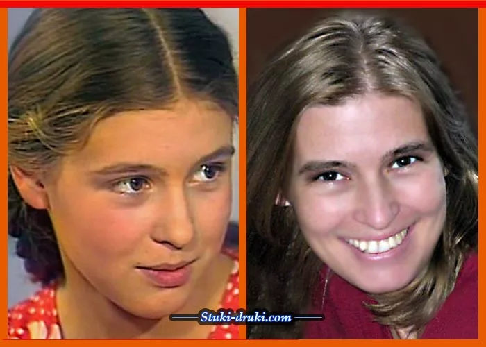 Людмила Гравес в детстве и сейчас