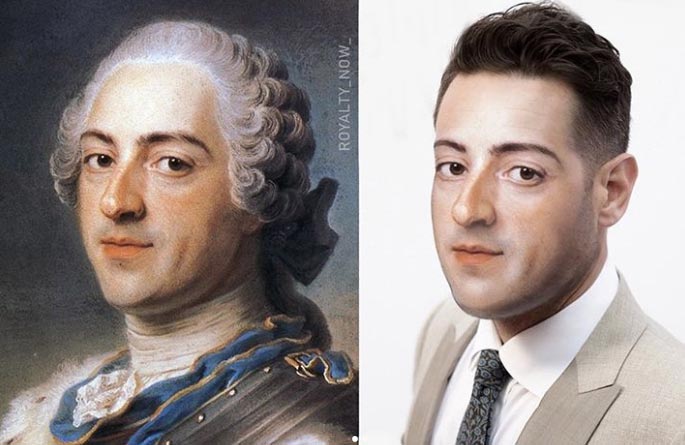 Людовик XV тогда и сейчас Людовик XV тогда и сейчас