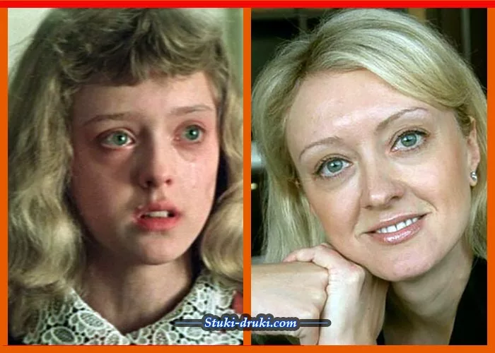 Марина Мартанова в детстве и сейчас