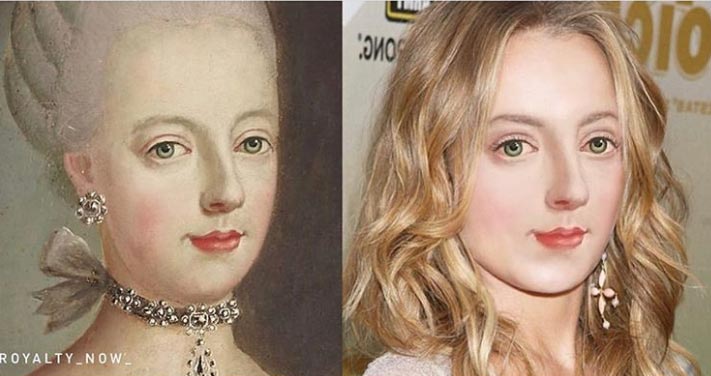 Мария-Анутанетта тогда и сейчас Мария-Анутанетта тогда и сейчас