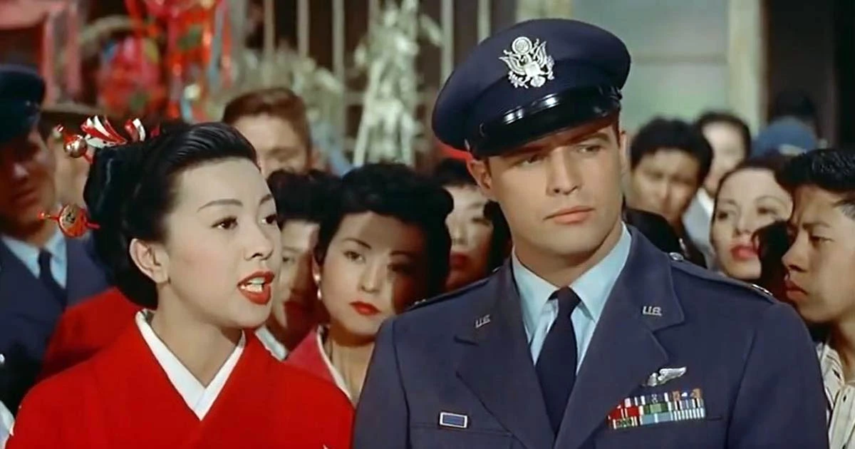 Марлон Брандо в фильме Сайонара