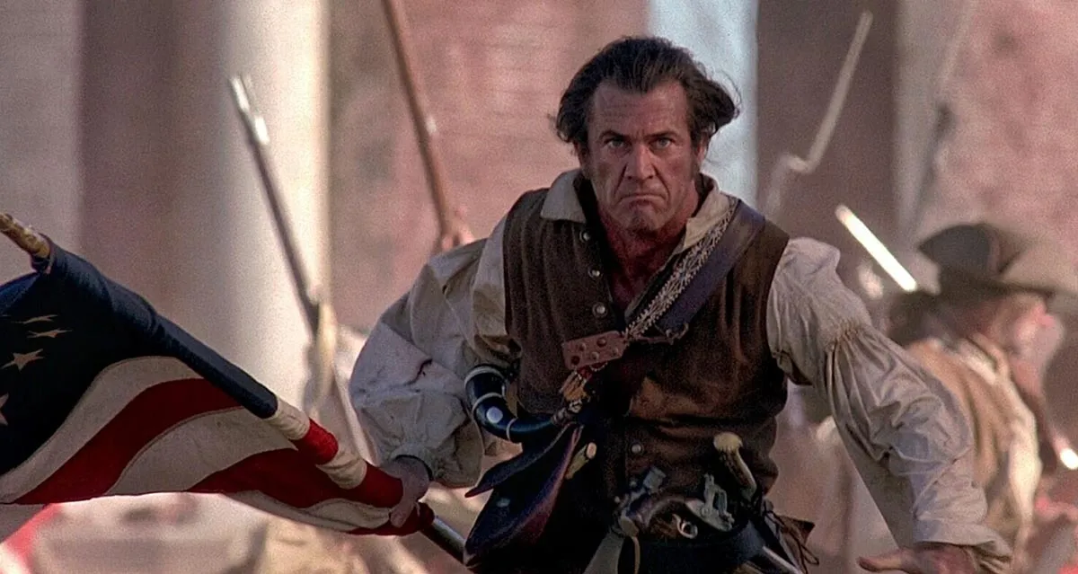 Мел Гибсон в фильме Патриот Мел Гибсон в фильме Патриот