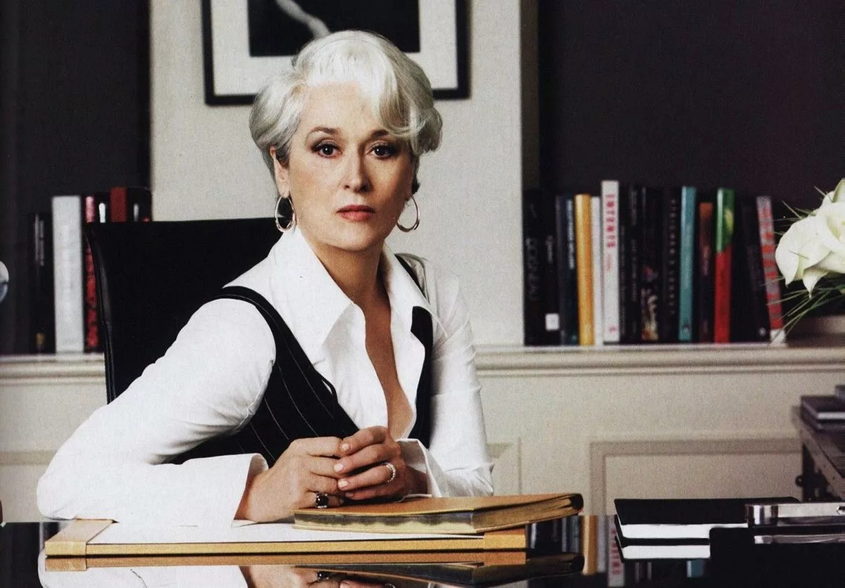 Мерил Стрип в фильме Дьявол носит Prada