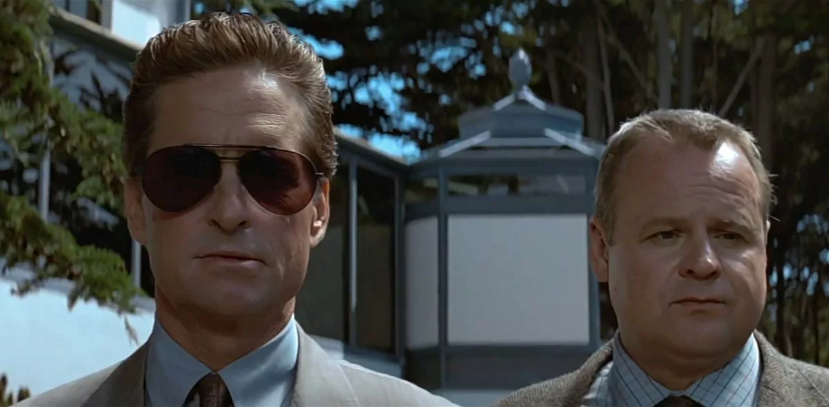 Майкл Дуглас в фильме Основной инстинкт