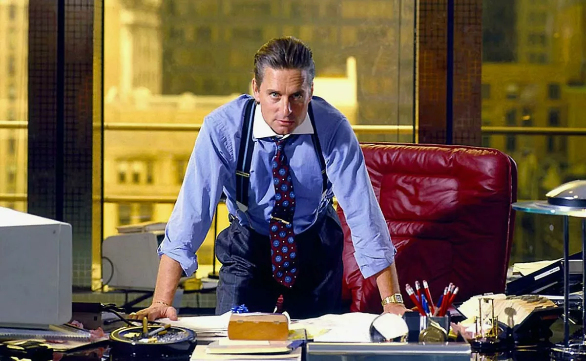 Майкл Дуглас в фильме Уолл-Стрит