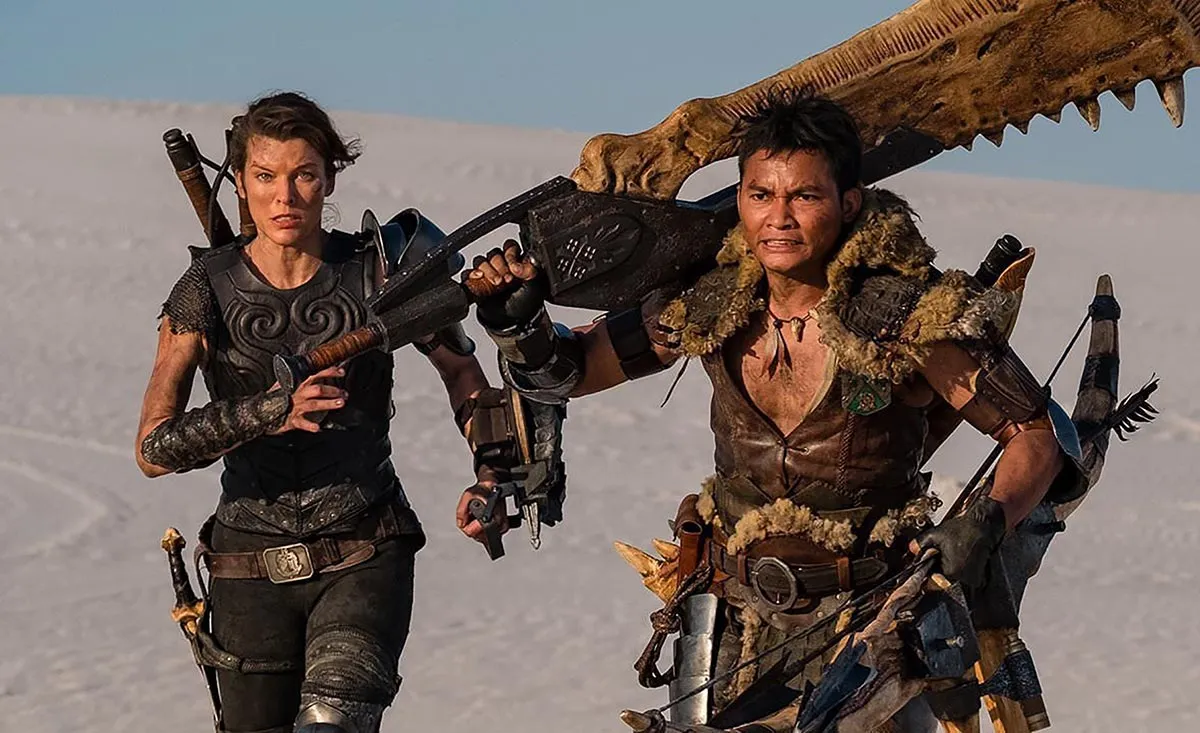 Милла Йовович в фильме Охотник на монстров Милла Йовович в фильме Охотник на монстров