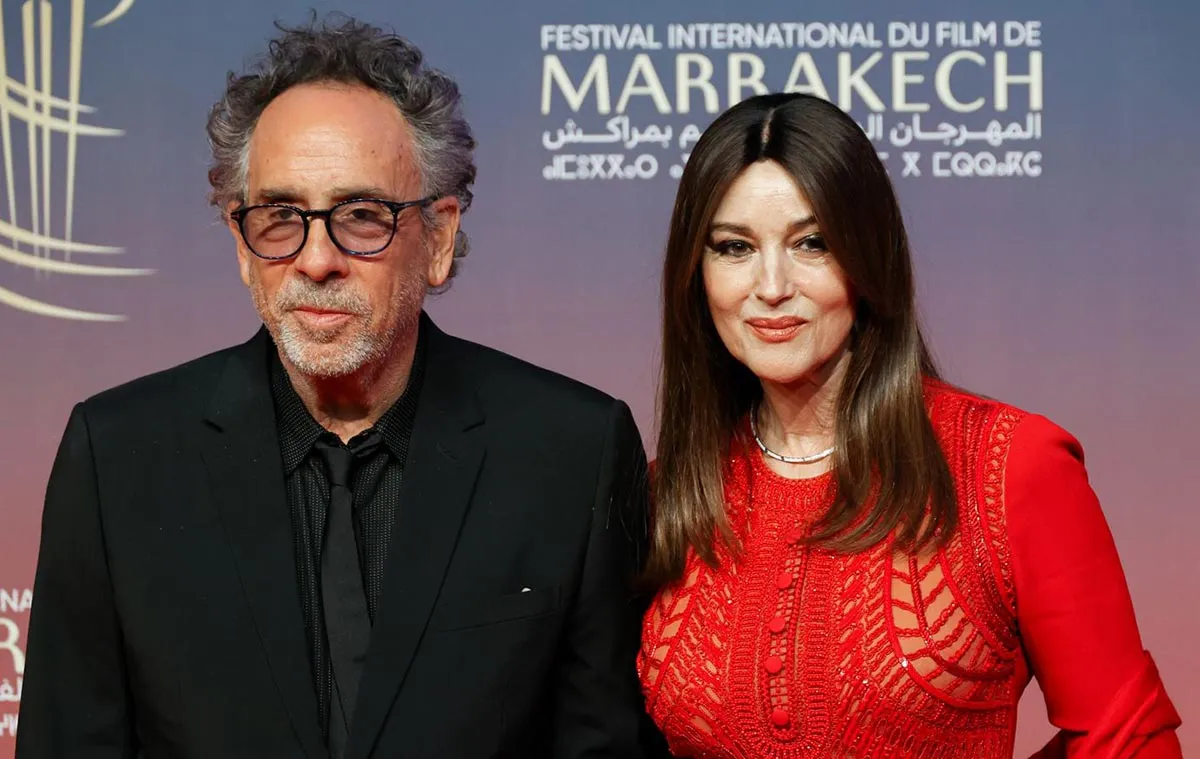 Моника Белуччи и Тим Бёртон 3