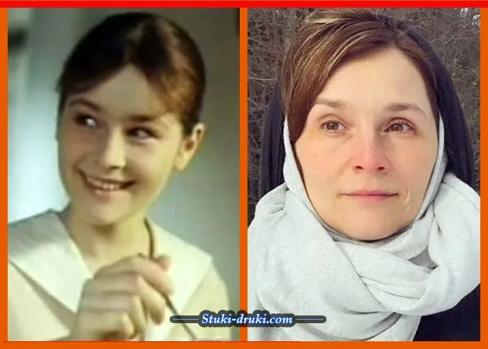 Оксана Арбузова в детстве и сейчас