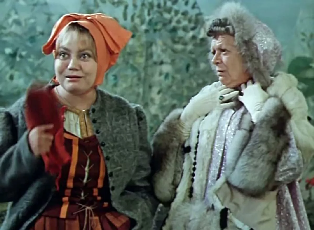 Татьяна Пельтцер в фильме Двенадцать месяцев Татьяна Пельтцер в фильме Двенадцать месяцев