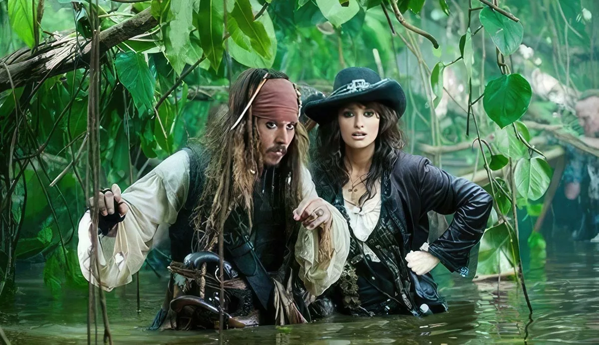 Пенелопа Крус в фильме Пираты Карибского моря: На странных берегах Пенелопа Крус в фильме Пираты Карибского моря 2