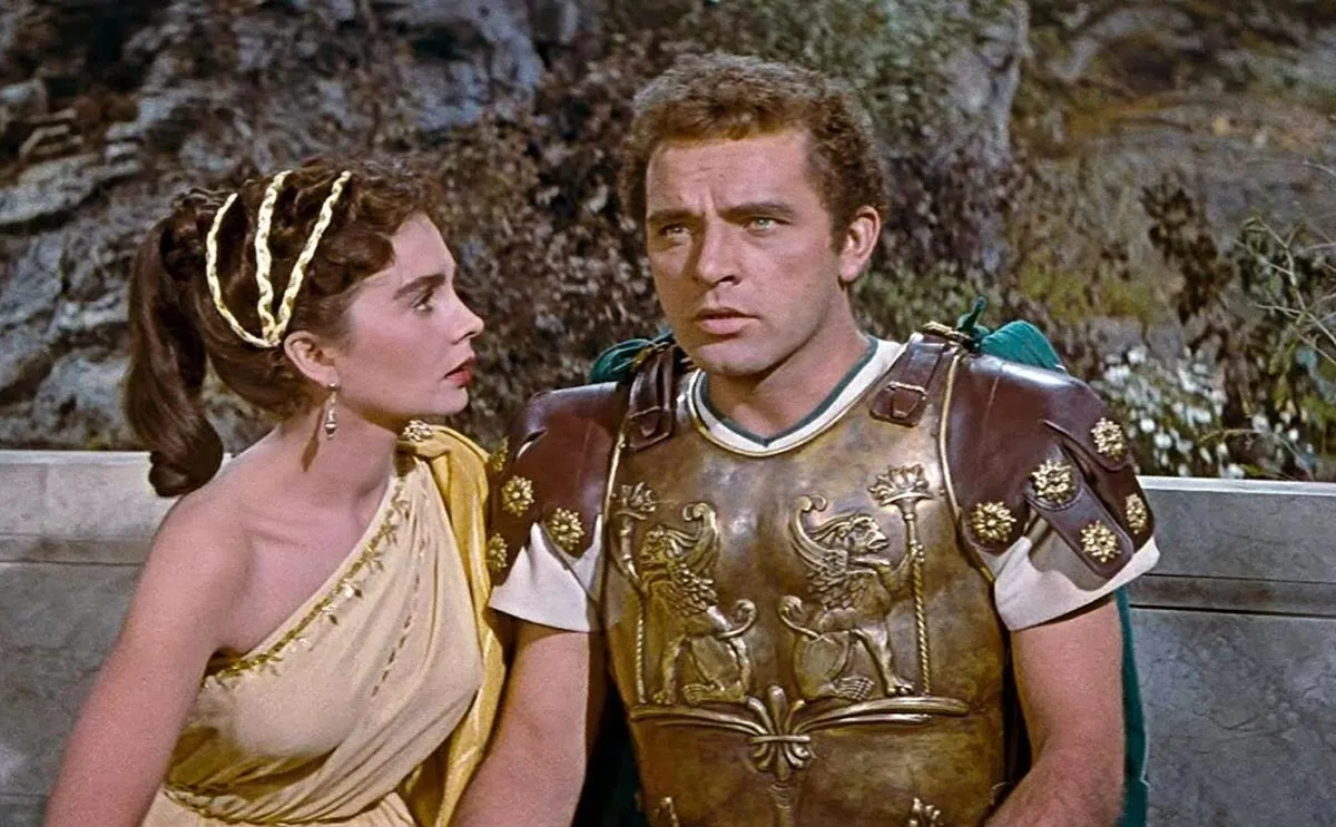 Ричард Бёртон в фильме Плащаница Ричард Бёртон в фильме Плащаница