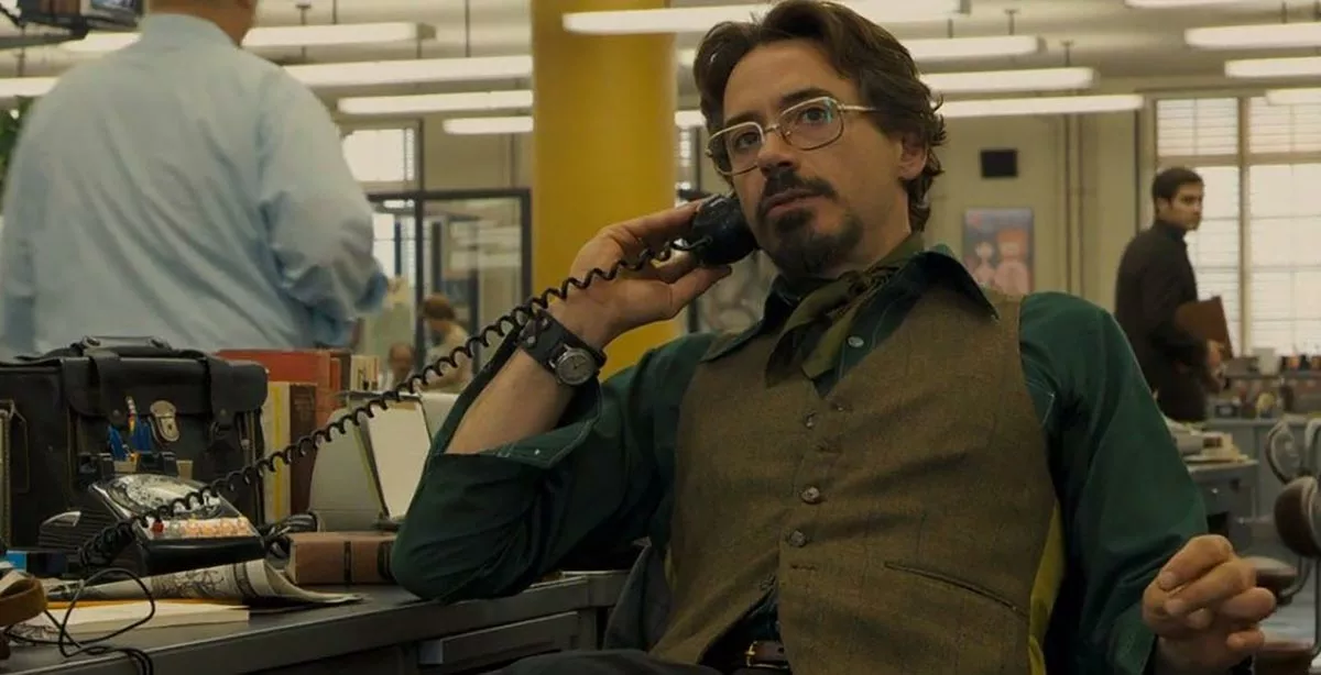 Роберт Дауни младший в фильме Зодиак