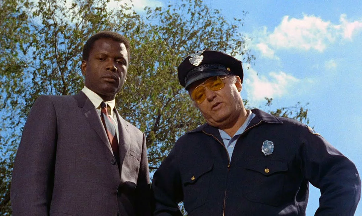 Род Стайгер в фильме Душной южной ночью Род Стайгер в фильме Душной южной ночью